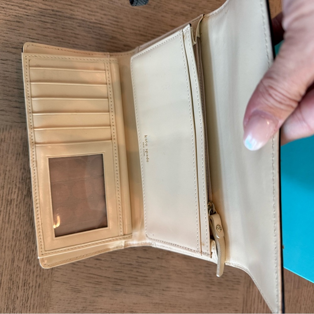 Kate Spade Black Leather Wallet - Picture 4 of 4